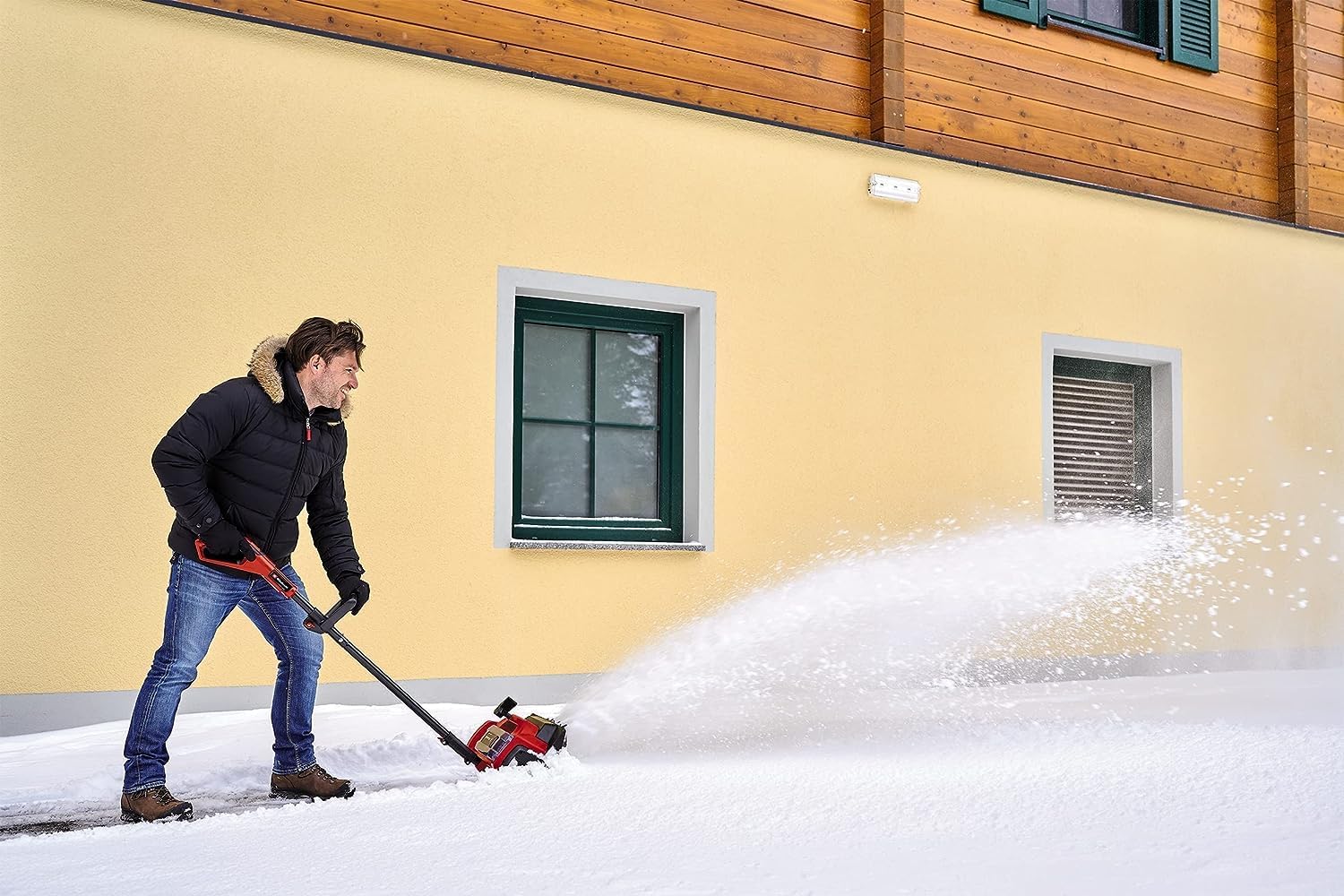 Einhell Akku-Schneefräse GE-ST 36/40 Test